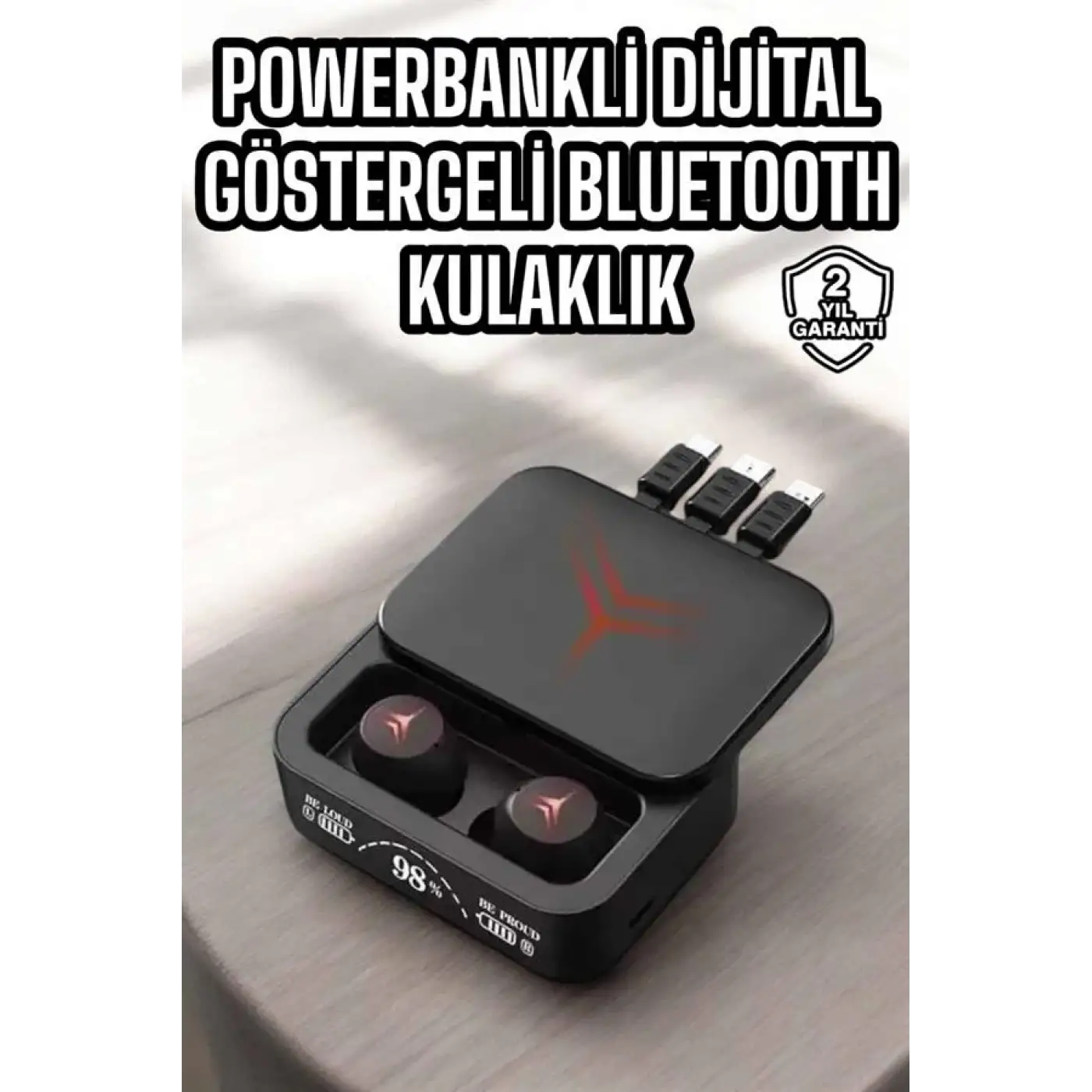 Ucuz ve Kaliteli Bluetooth Kulaklık TWS Çoklu Şarj Girişi Yüksek Ses Kaliteli