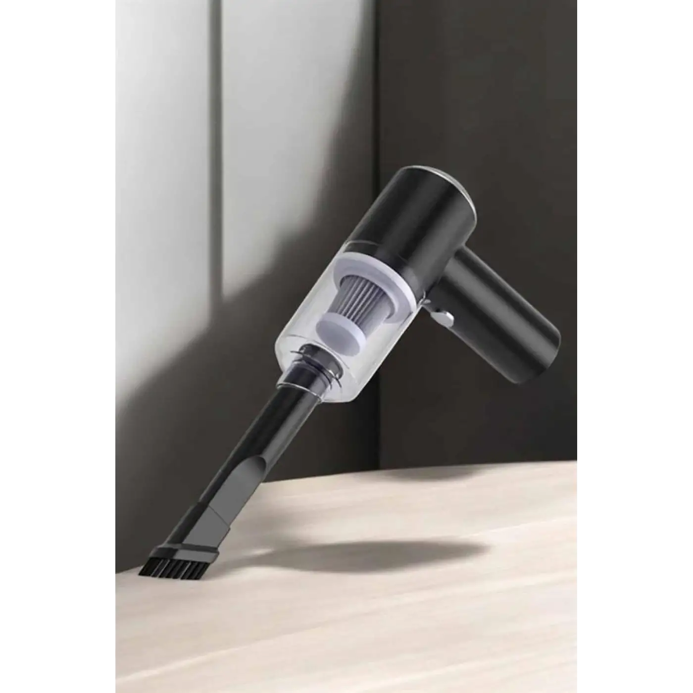 Üflemeli Güçlü Vakumlu Ev Ofis Araç Süpürgesi El Süpürgesi Şarjlı