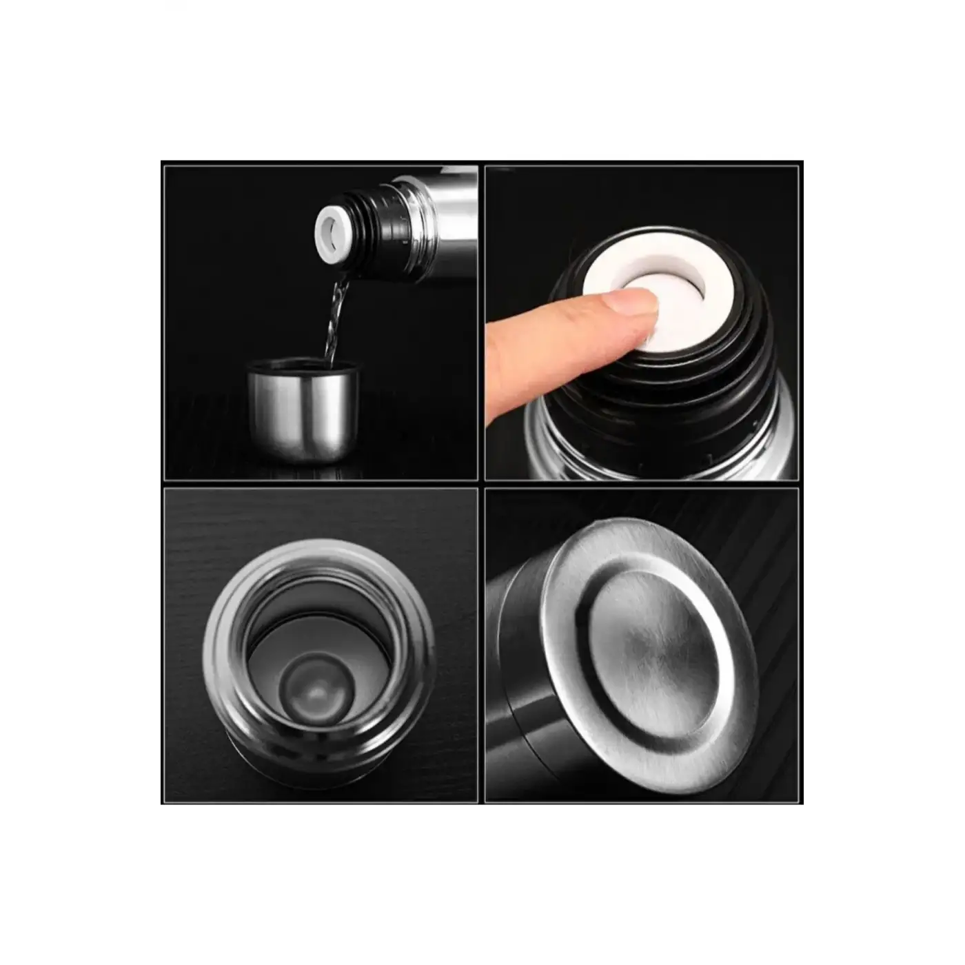 Unique Özel Kılıflı 1 Litrelik Termos