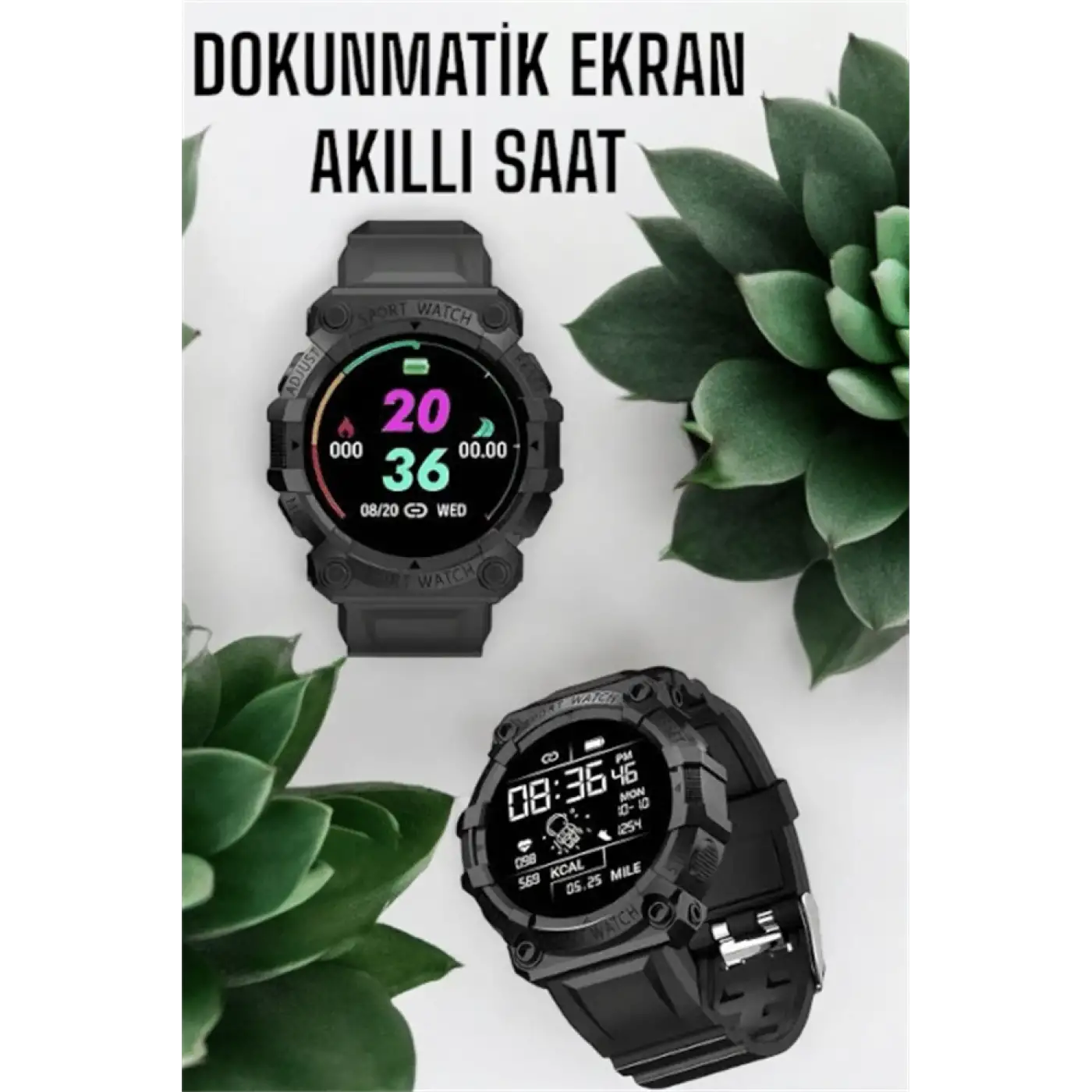 Unisex Tasarımıyla Klasik ve Spor Kombinlere Uygun Akıllı Saat