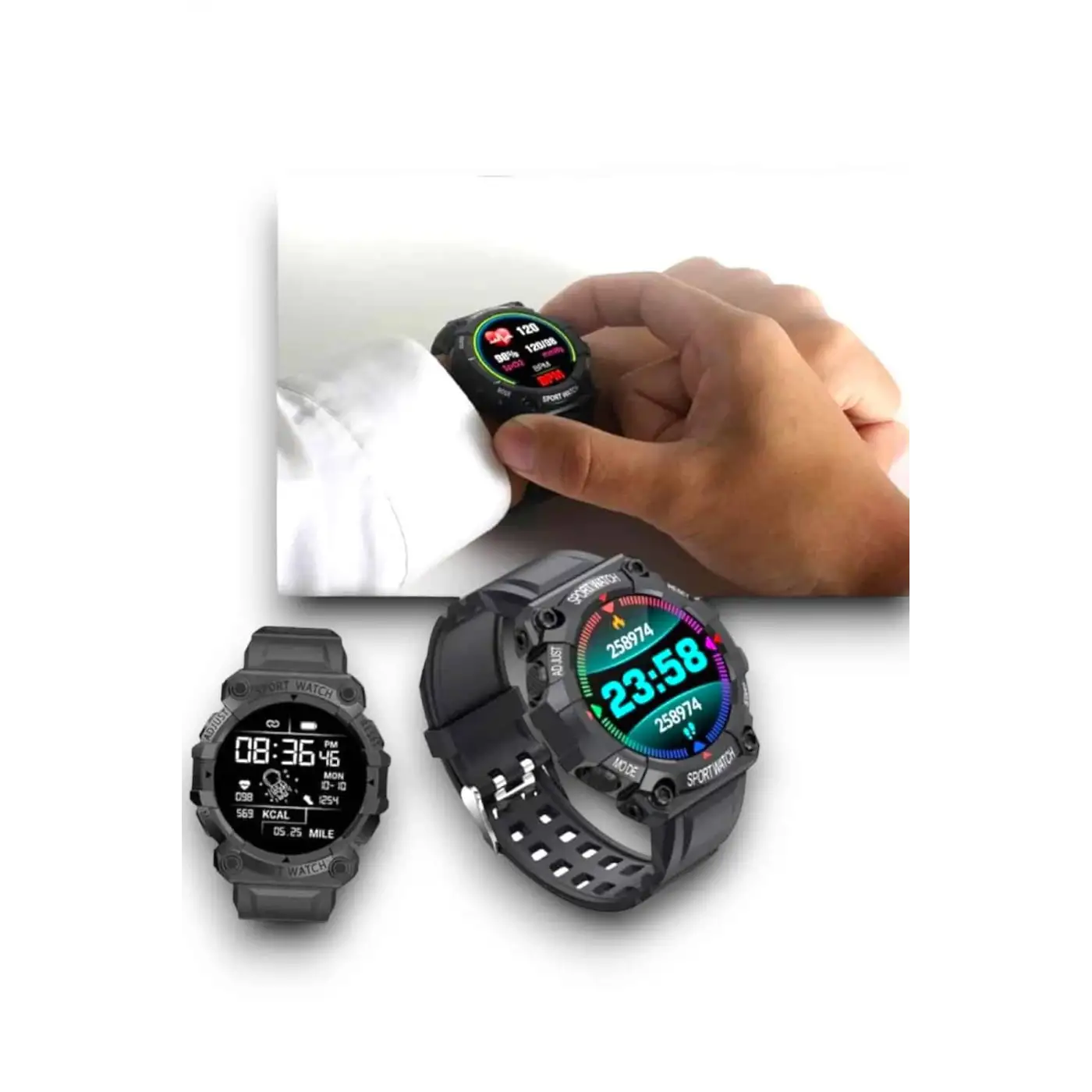 Unisex Tasarımıyla Klasik ve Spor Kombinlere Uygun Akıllı Saat