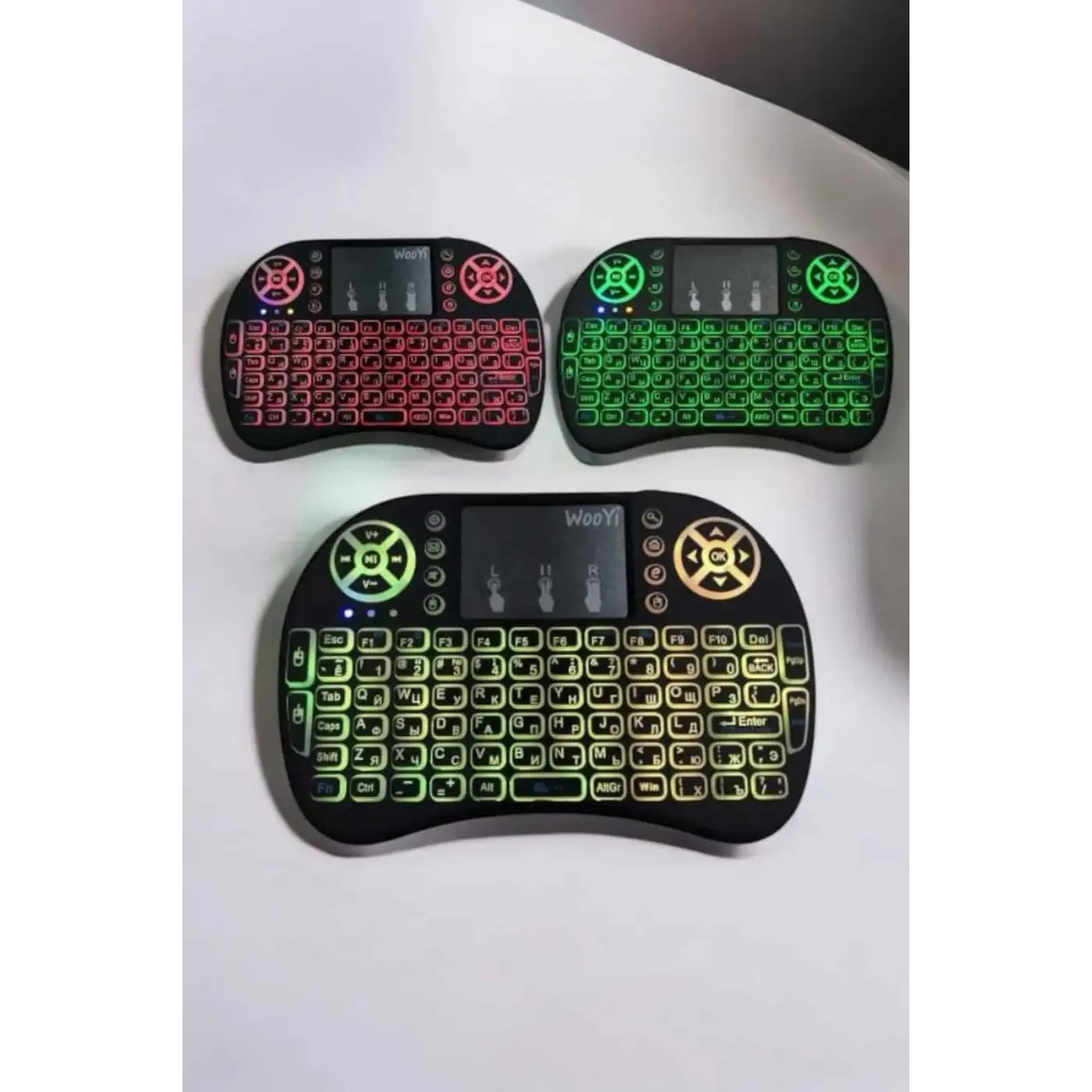 USB Bağlantılı Mini Q Klavye Işıklı Tüm Cihazlara Uyumlu