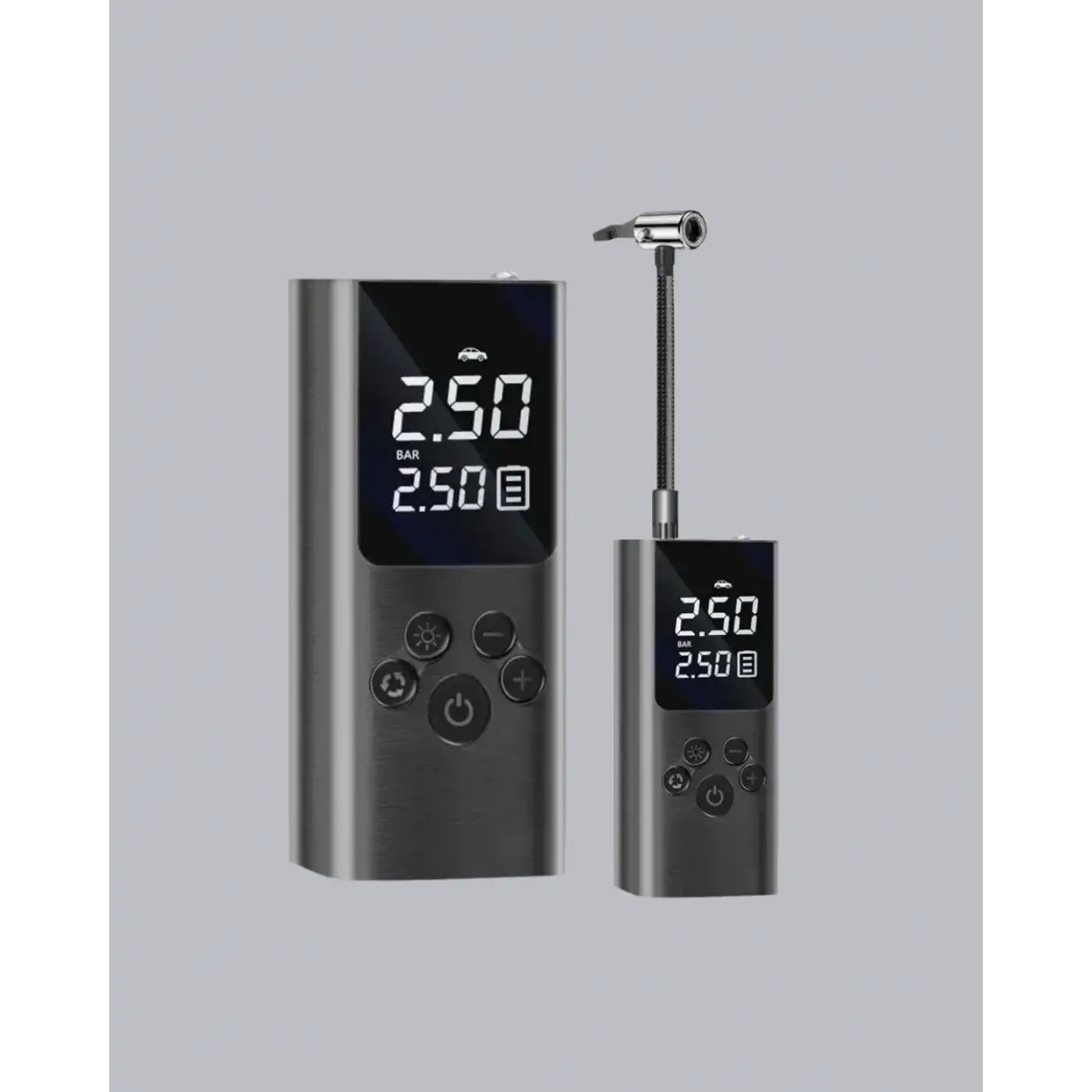 USB Şarjlı Taşınabilir Hava Kompresörü Dijital Ekranlı