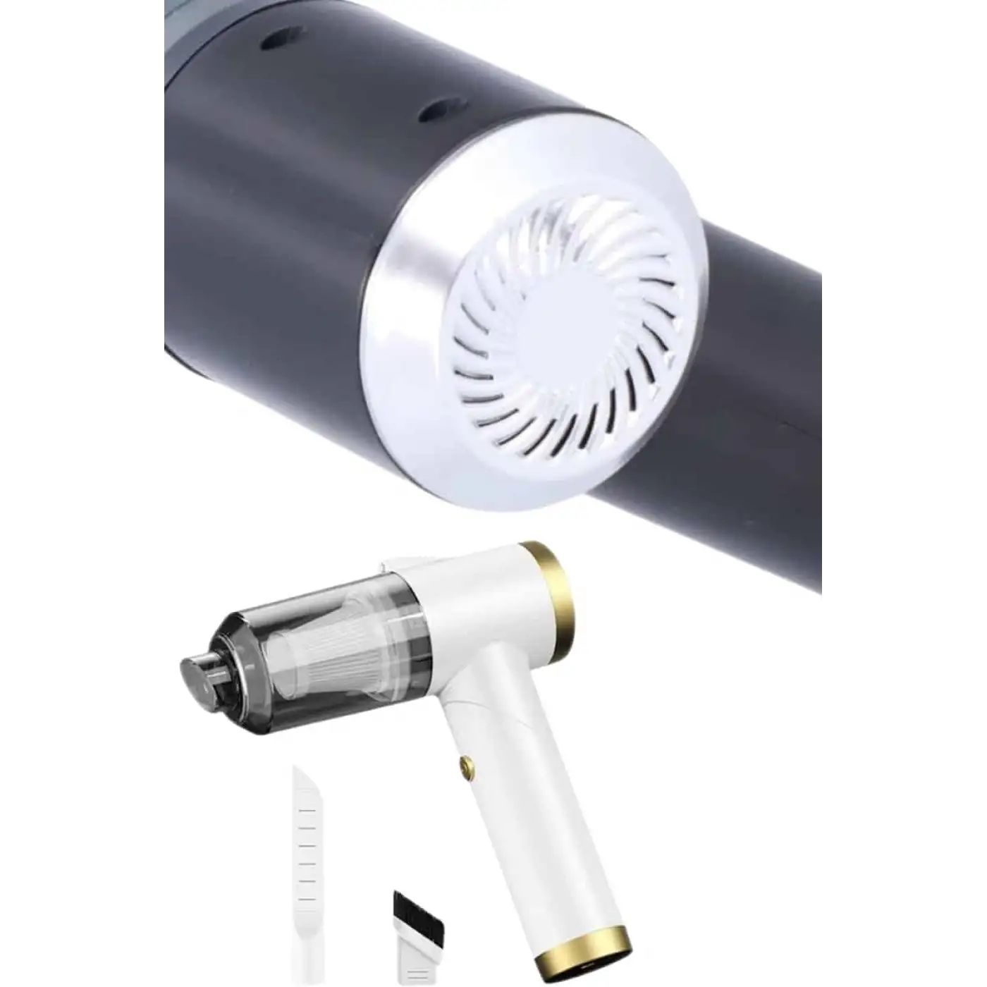 Vakumlu Süpürge Şarjlı Elektrikli Mini Taşınabilir Uzun Ömürlü Hazneli