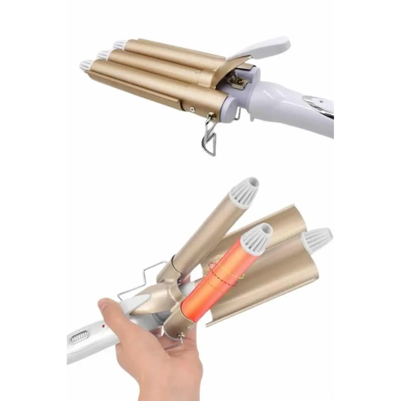 Wag Maşa Profesyonel Saç Şekillendirici İyon Özellikli Isı Kademeli