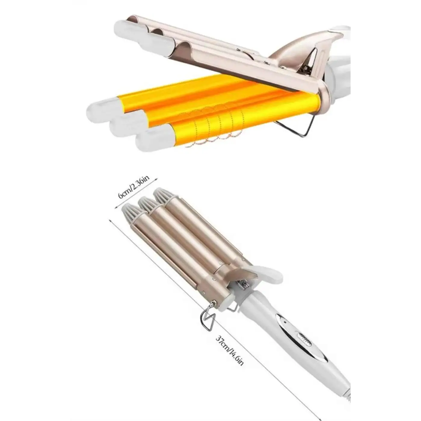 Wag Maşa Yeni Nesil Yüksek Isı Ayarlı Seramik Kaplama Saç Şekillendirici Doğal Bukle