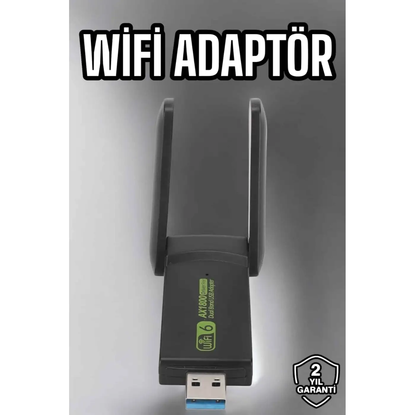 Wifi Adaptör Çift Bantlı Kablosuz Wifi Adaptörü