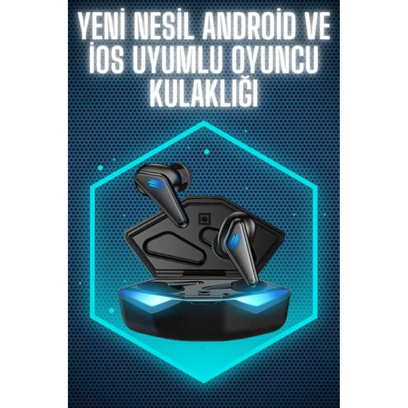 Wireless Gaming Kulaklık Mikrofonlu Bluetooth Oyuncu Kulaklığı