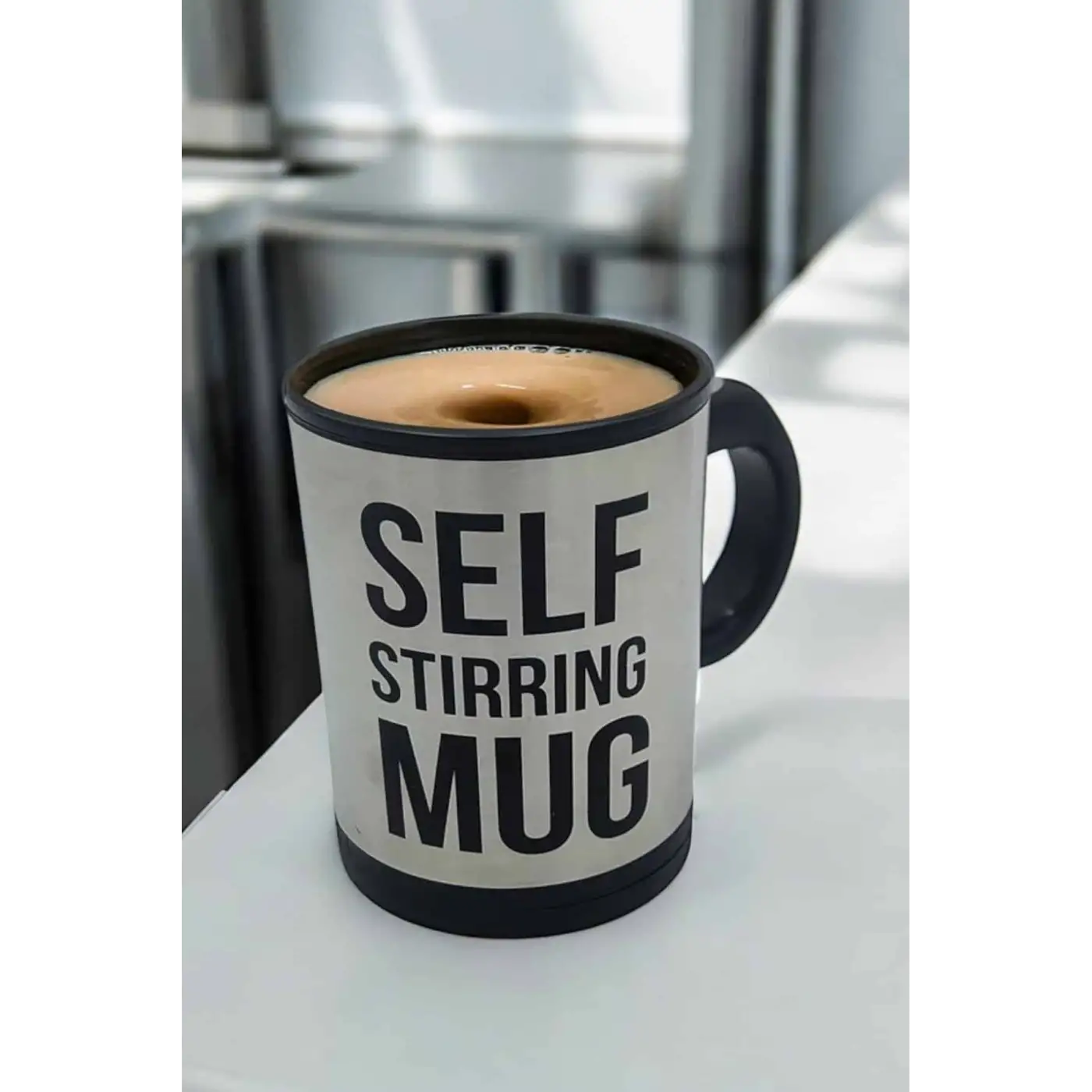 Yazılı Kupa Kendi Kendini Karıştıran Mikser Kupa Termos Bardak