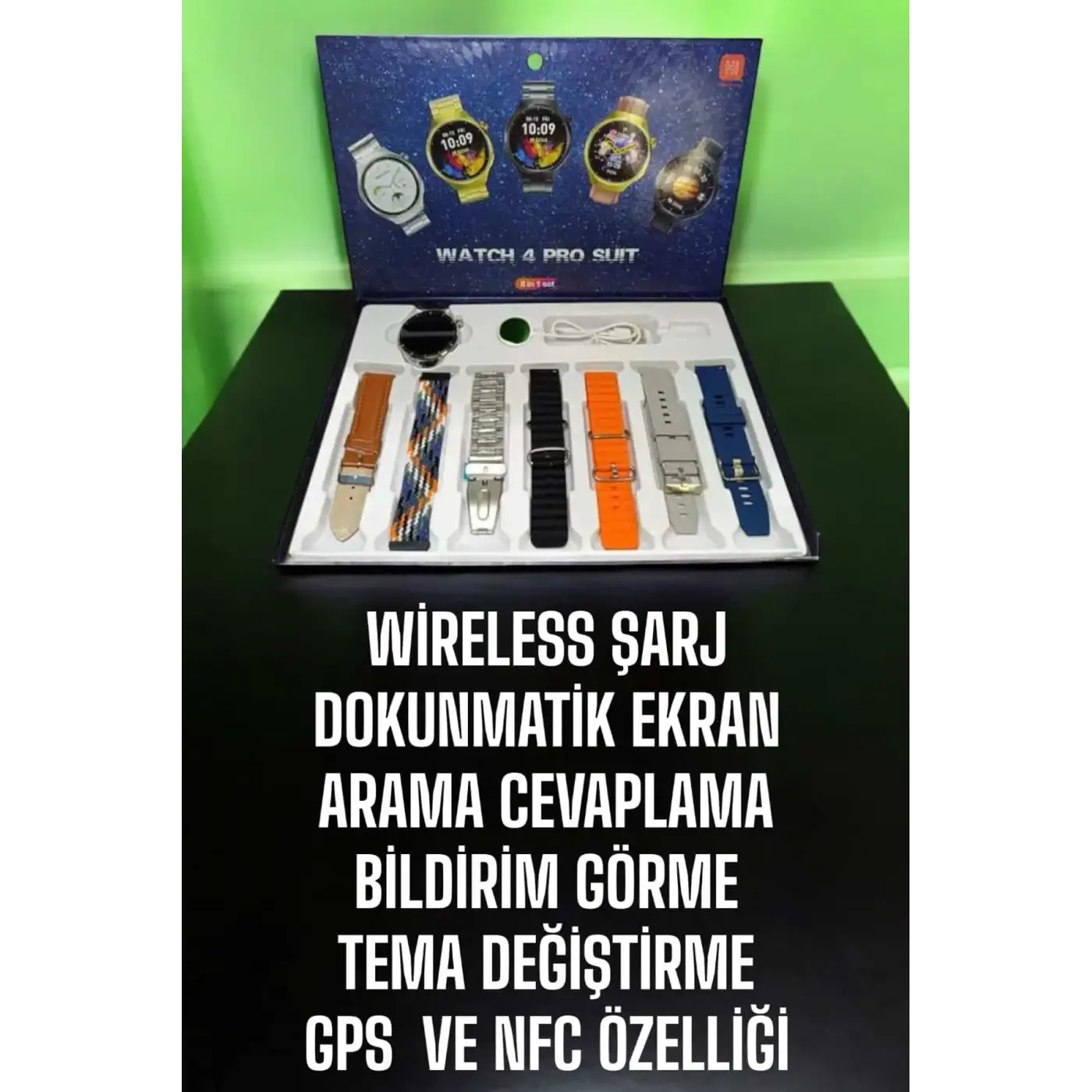 Yeni Nesil Akıllı Saat 2024 Model Uyku ve Sağlık Takibi Bluetooth Bağlantılı