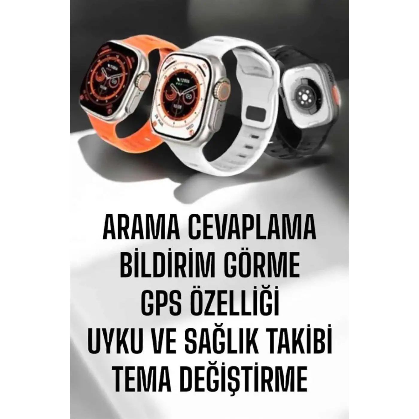 Yeni Nesil Akıllı Saat Adımsayar, GPS, Nabız Ölçer, Uyku ve Sağlık Takibi