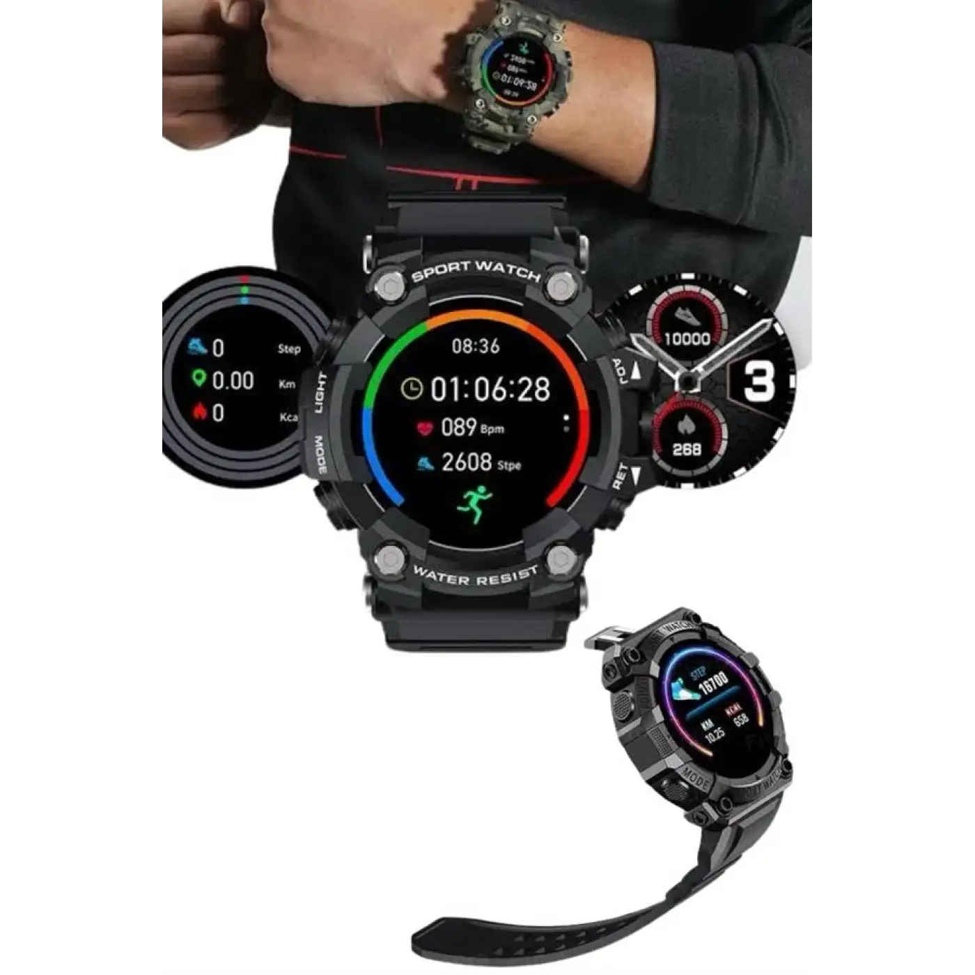 Yeni Nesil Akıllı Saat Bluetooth Bağlantılı Android ve İOS Uyumlu