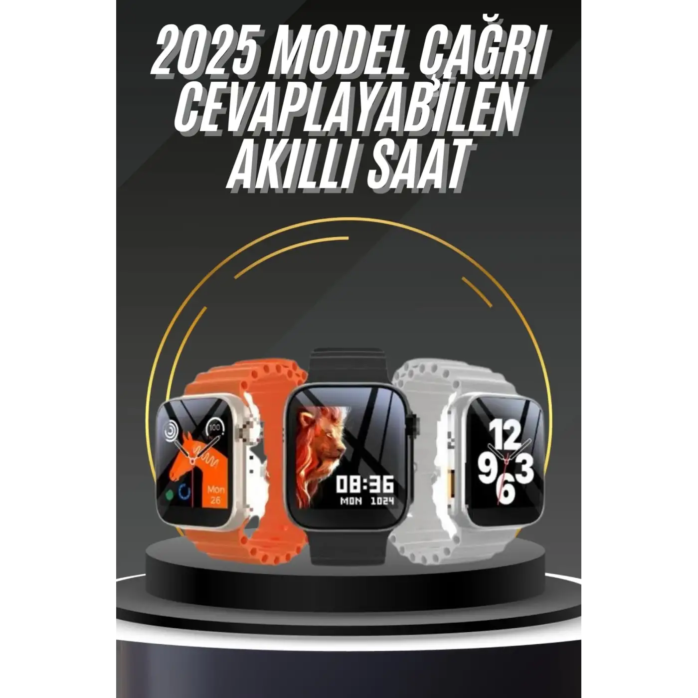 Yeni Nesil Bluetooth Bağlantılı Akıllı Saat Sosyal Medya Girişli Uyku Takibi