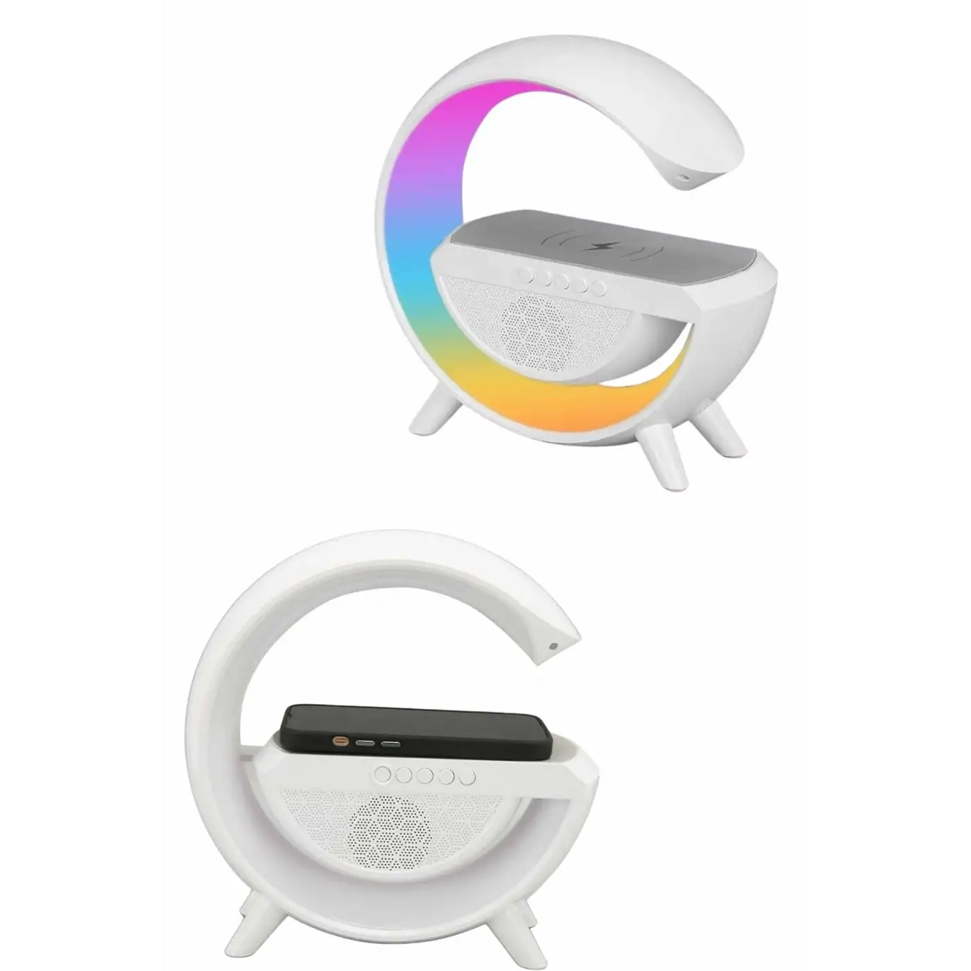 Yeni Nesil Bluetooth Hoparlör Speaker 5.0 Taşınabilir G Şeklinde Powerbankli