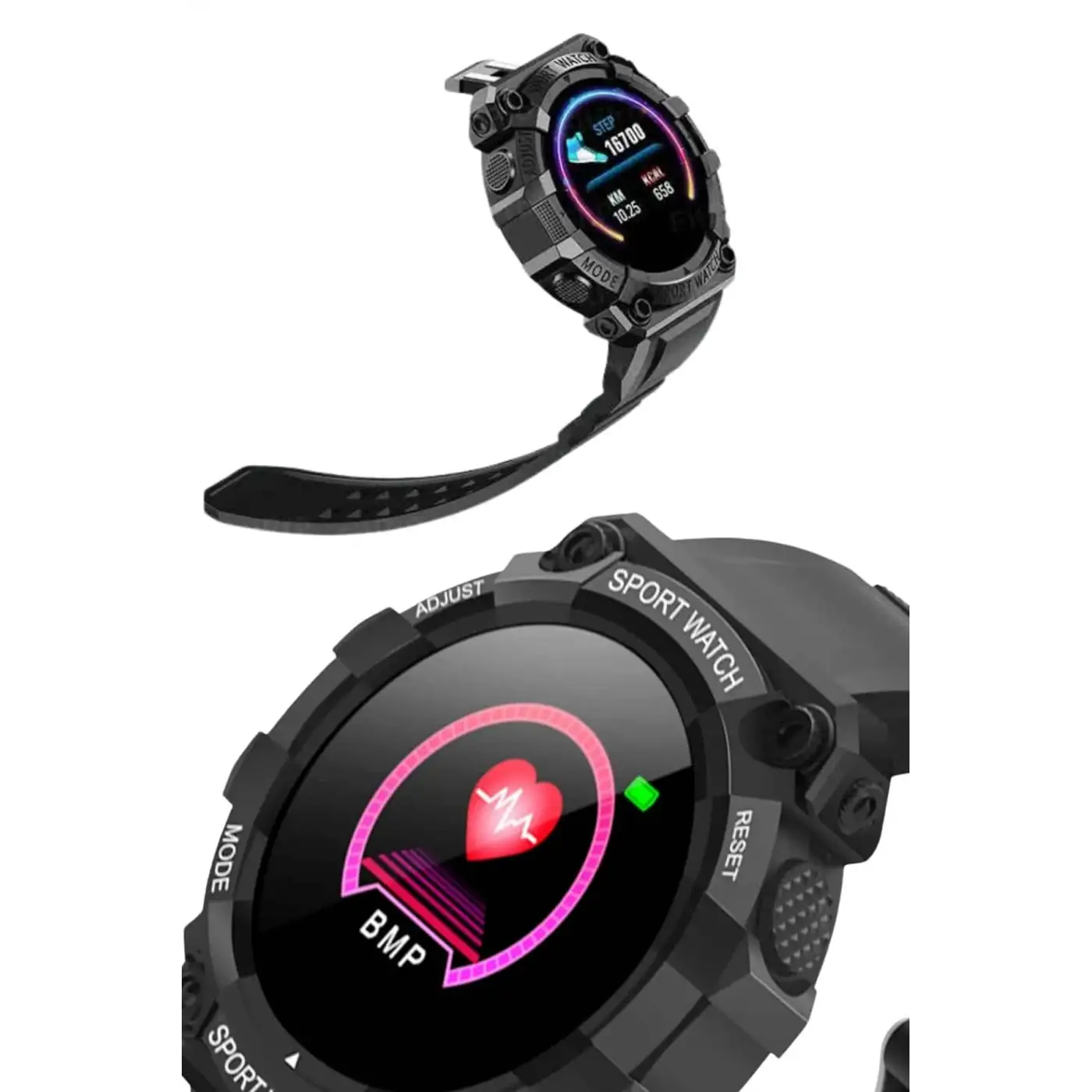 Yeni Nesil Çok Fonksiyonlu Uyku ve Sağlık Takibi Yapabilen Siyah