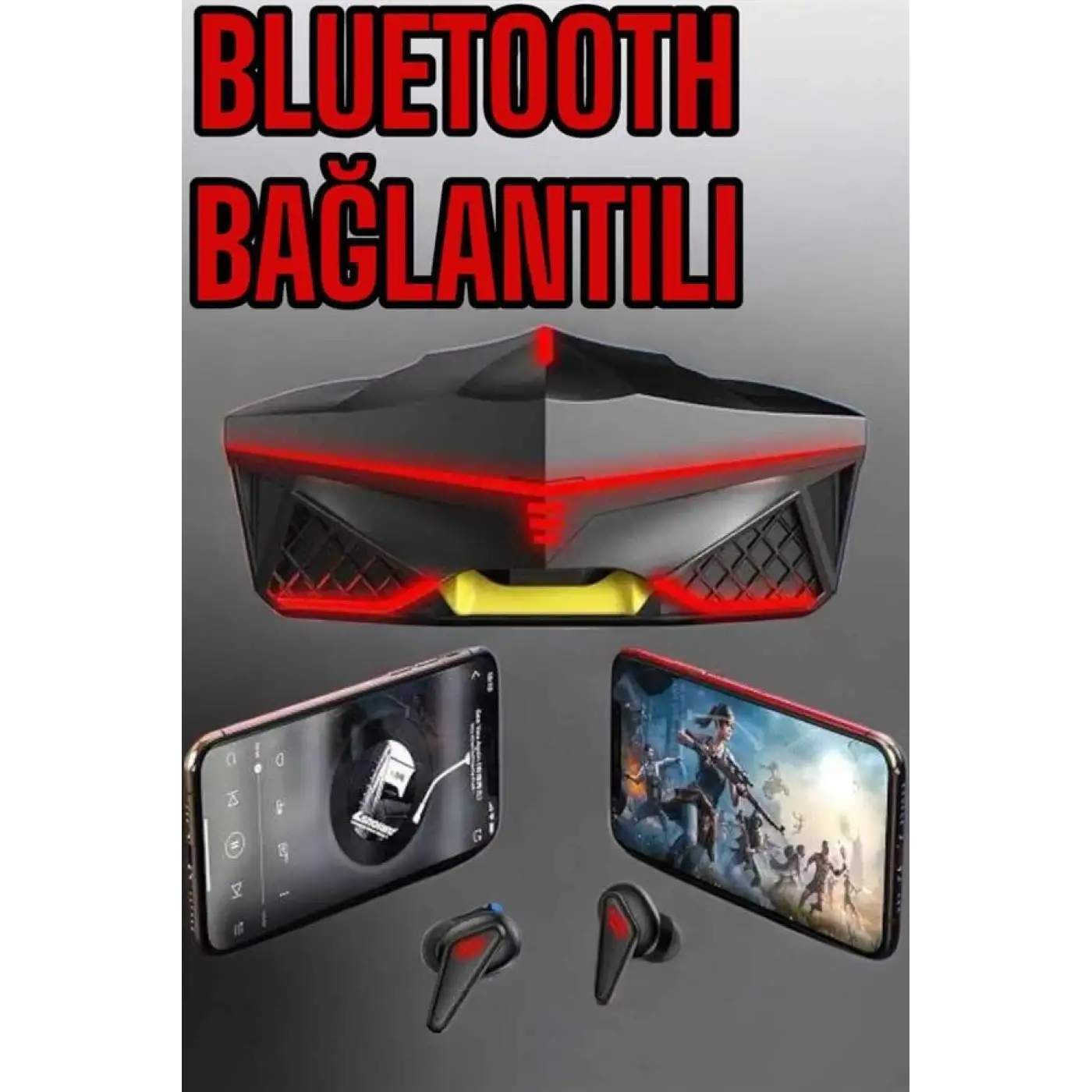 Yeni Nesil Oyuncu Kulaklığı Gürültü Önleyici Uzun Pil Ömrü Bluetooth Bağlantılı