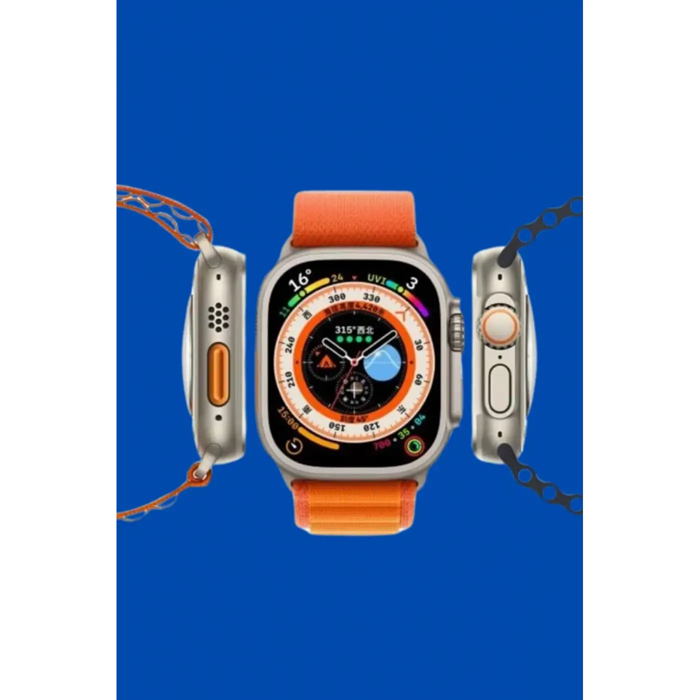 Yeni Nesil Ultra Akıllı Saat Adımsayar Uyku Takibi Nabız Sensörü