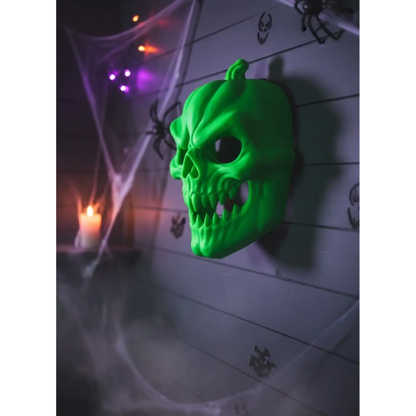 Yeşil Maske Dekor Ev ve Parti Süsleme Ürünü