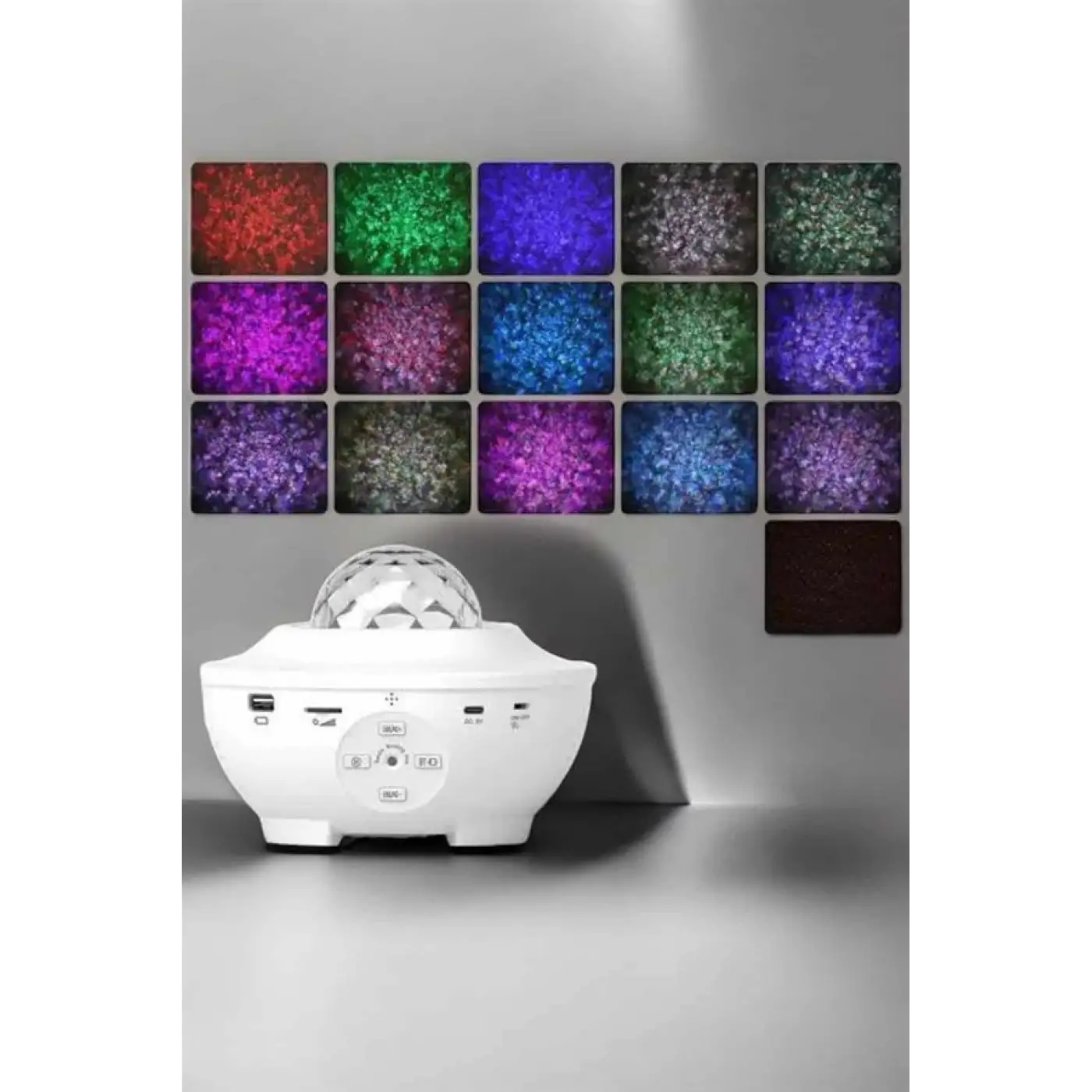 Yıldızlı gökyüzü Projektörü Uzaktan kumandalı Çocuklara Özel Şarjlı