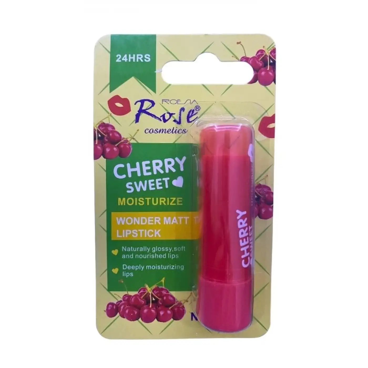 Yoğun Etkili Dudak Koruyucu Nemlendirici Balm Kiraz Çilek Çikolata (3lü Set)