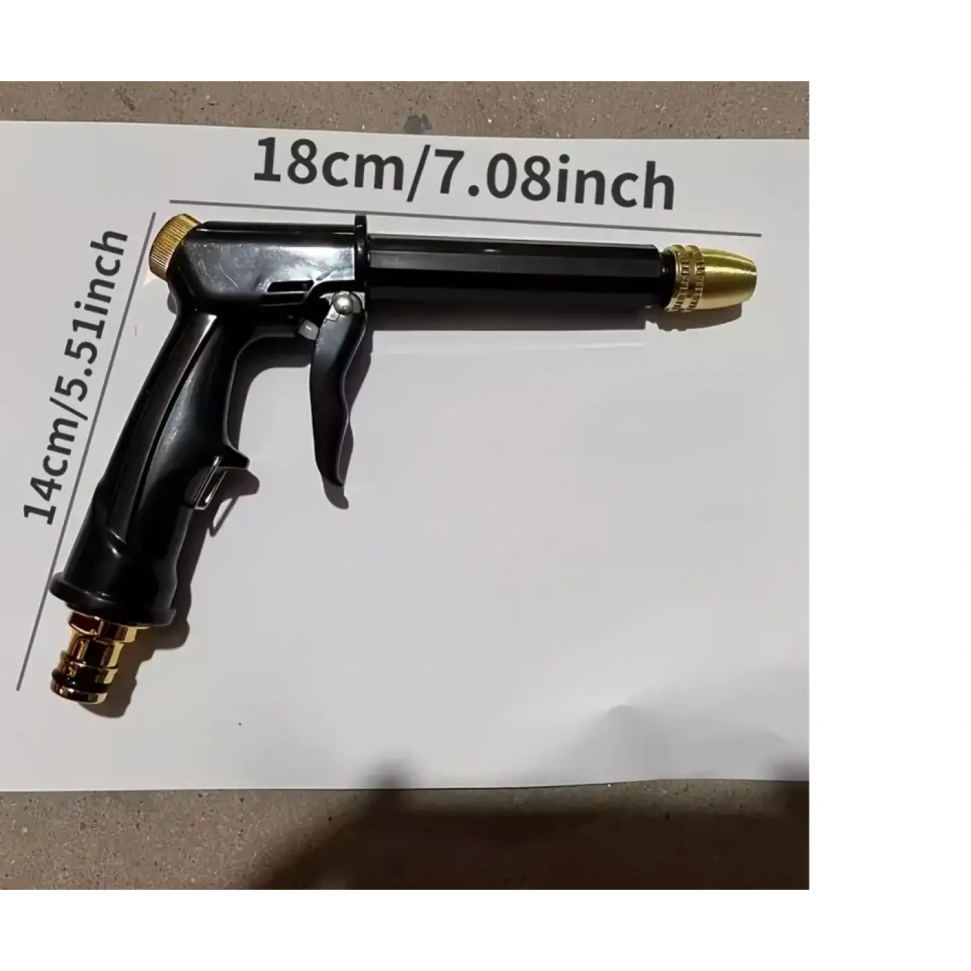 Yüksek Basınçlı Ayarlanabilir Bahçe Sulama Araba Yıkama Püskürtme Sı