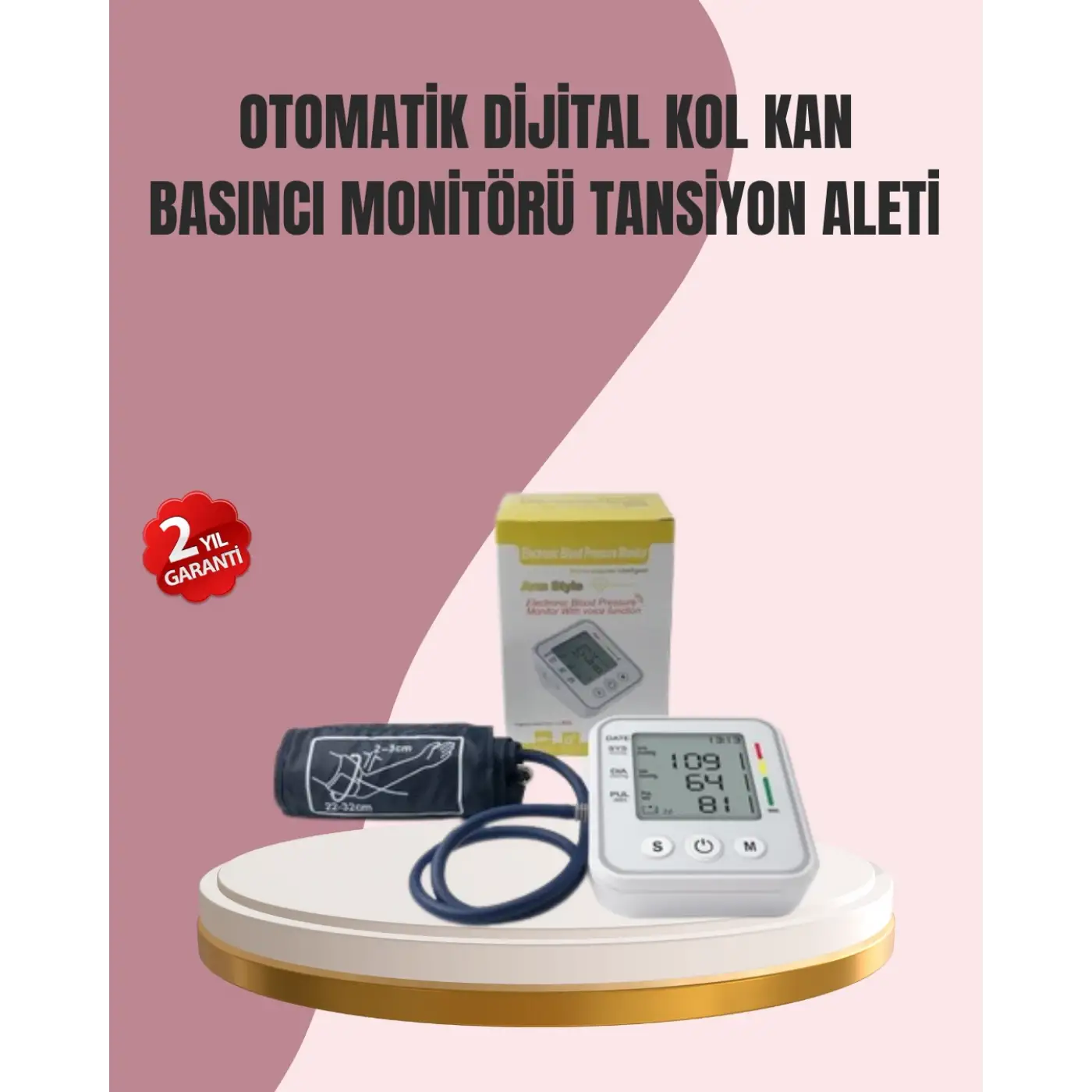 Yüksek Hassasiyetli Dijital Tansiyon Ölçer