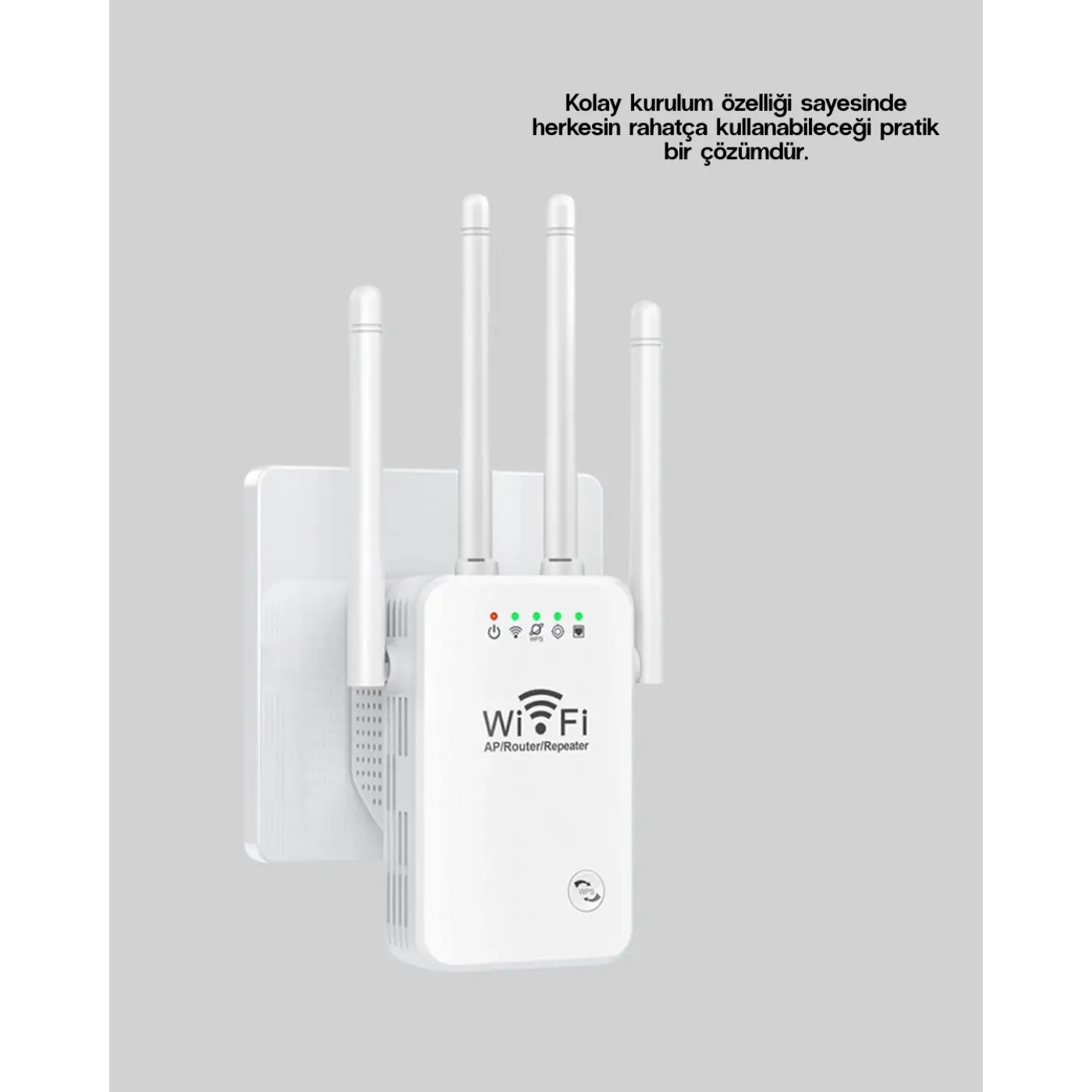 Yüksek Hızlı Parazit Önleyici WiFi Repeater Router