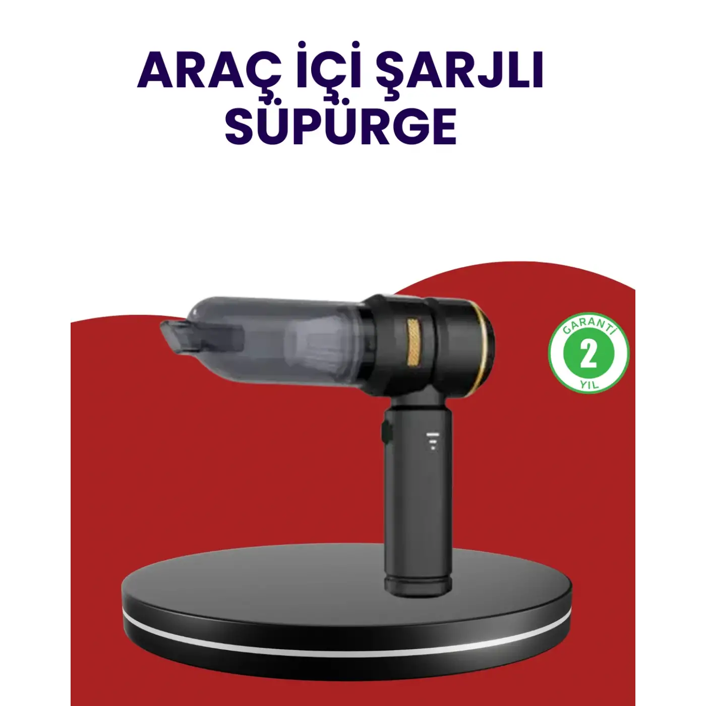 Yüksek Performanslı Araç İçi El Süpürgesi