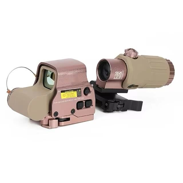 558-G43 Xps2 Hedef İşaretleyici Red Dot - Holografik Nişangâh, 5X Büyütmeli Set Çöl Rengi