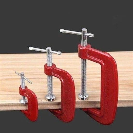 Doğrama Ve Metal Sıkma Sıkıştırma İçin 3Lü Mini Mengene Aparat