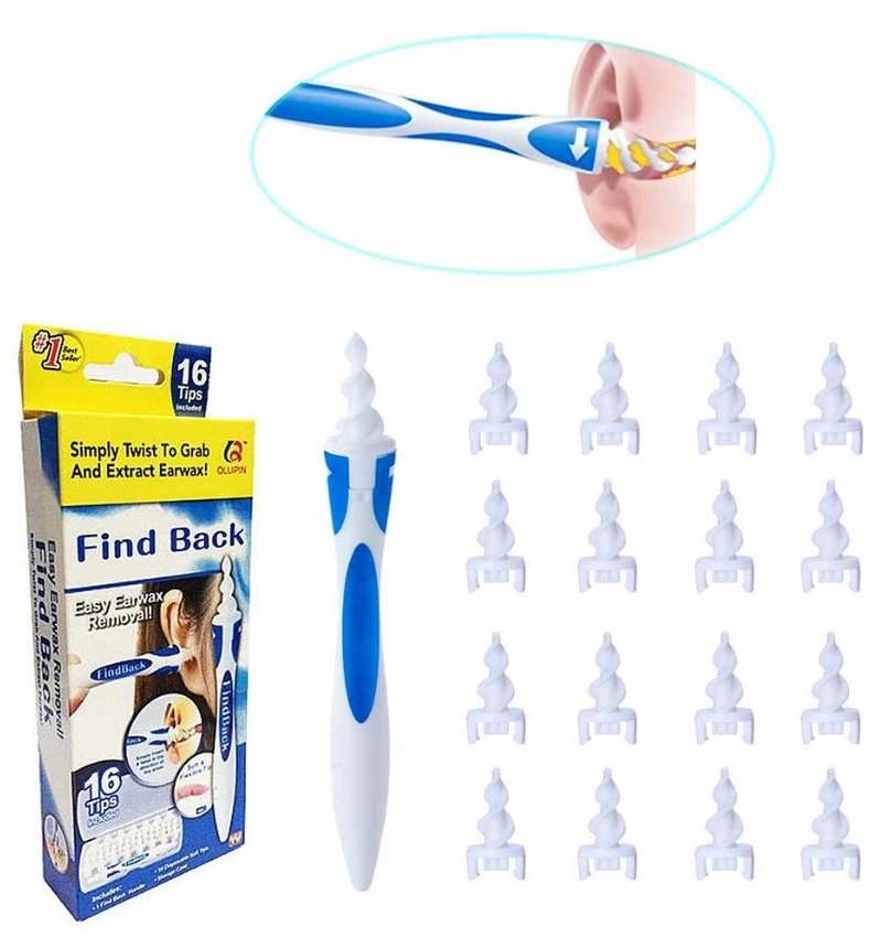 Find Back Pratik Kulak Temizleme Aparatı Silikon Kit Ear Claning