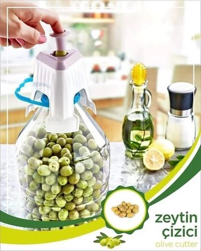 Kolay Zeytin Dilme Çizme Aparatı Pratik Kolay Zeytin Çizici Alet