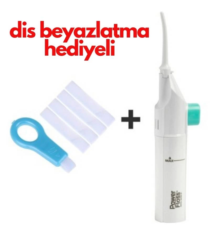 2'Si 1 Arada Mekanik Diş Ve Ağız Temizleme & Diş Beyazlatma Seti Kod/Renk: Power Floss