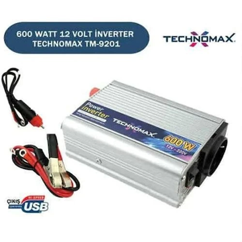 Teknomax 600W Inverter Dönüştürücü