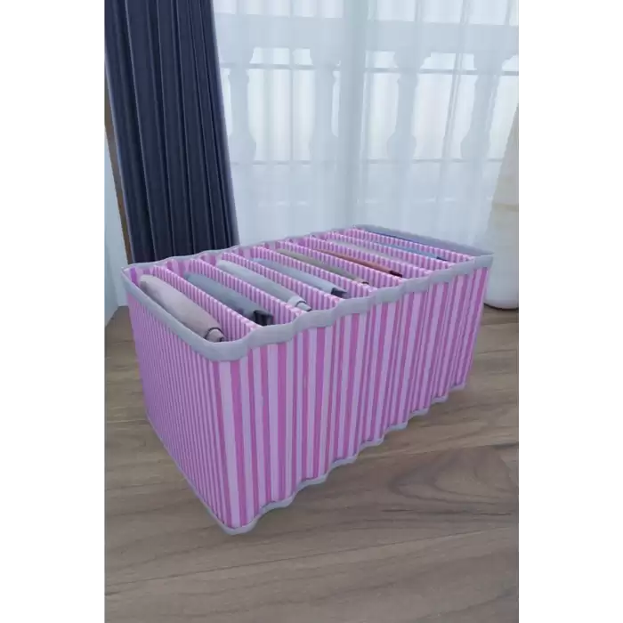 8 Bölmeli Dolap ve Çekmece Içi Düzenleyici Akordiyon Organizer L-00517 (1 Adet)