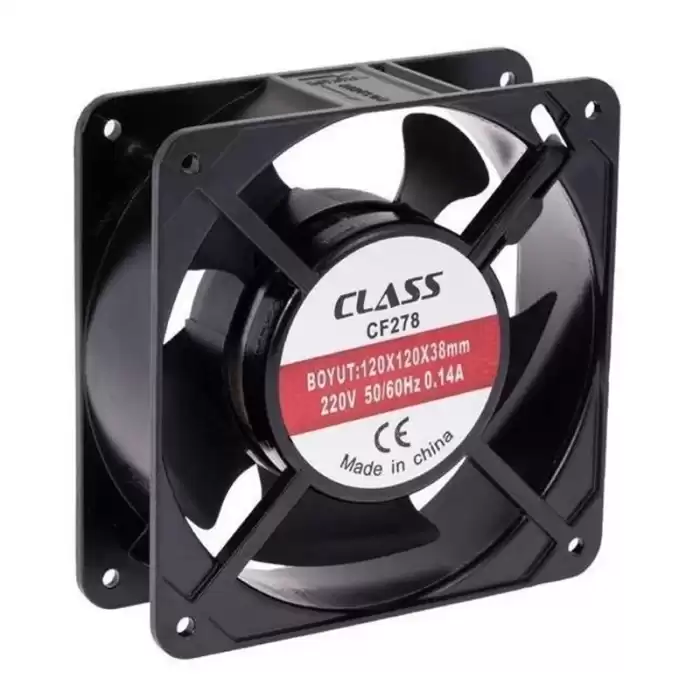 Class Cf278 120x120x38 220 Volt Aksiyel Metal Fan