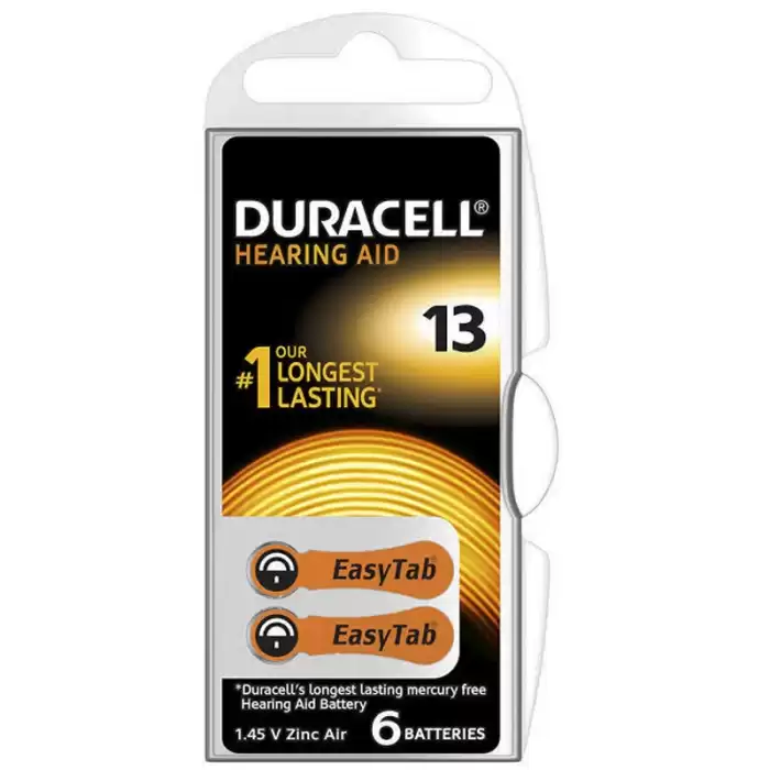 Duracell 13 No Kulaklık Pili 6lı Paket