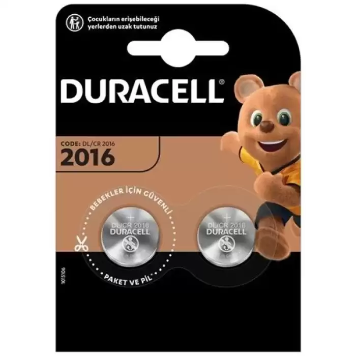 Duracell Cr2016 Lityum Pil 2li Paket Fiyatı