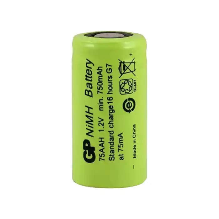 Gp 75aah 1.2 Volt 750 Mah 2/3aa Nı-mh Düz Kafa Pil