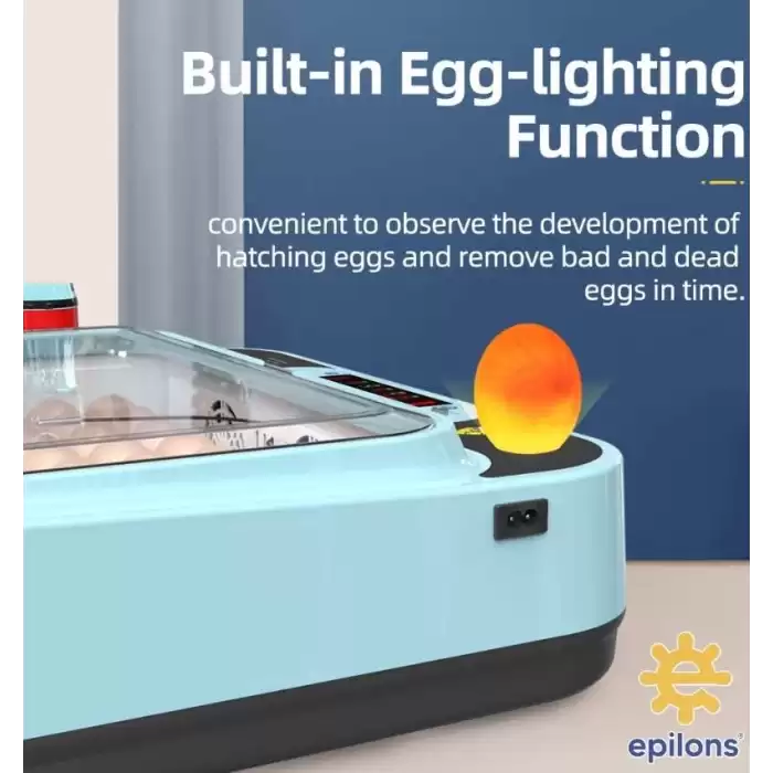 Kuluçka Makinesi Tam Otomatik 5 Programlı Epo-s64 Yumurtalık