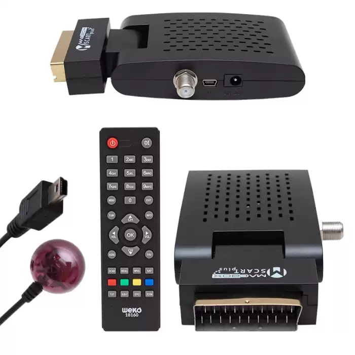 Magbox Scart Plus Tkgsli Mini Sd Scart Uydu Alıcısı