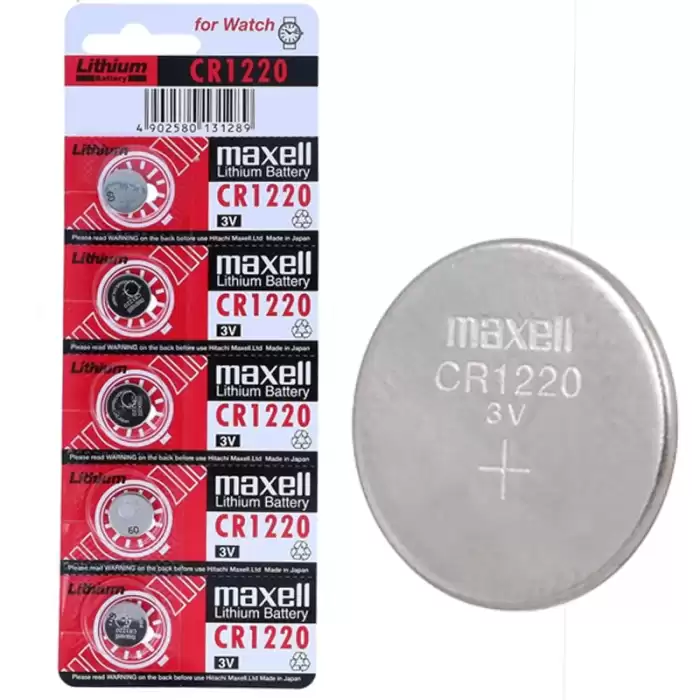 Maxell Cr1220 3 Volt Lityum Para Pil 5li Paket