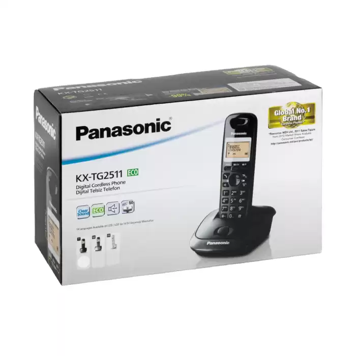 Panasonıc Kx-tg2511 Dect Siyah Telsiz Telefon