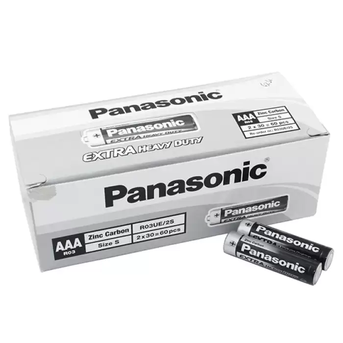 Panasonıc Manganez Aaa İnce Kalem Pil 60lı Paket