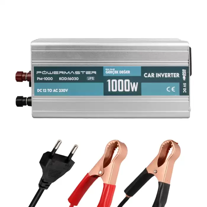 Pm-1000 12 Volt - 1000 Watt Şarjlı Upsli Inverter