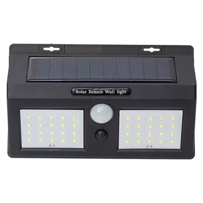 Pm-14616 Sensörlü Çiftli 40 Ledli Solar Led Duvar Tipi Aplik