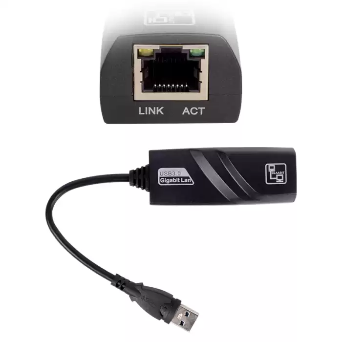 Pm-16299 Usb 3.0 To Ethernet 10/100/1000mbps Gigabit Ethernet Çevirici Adaptör