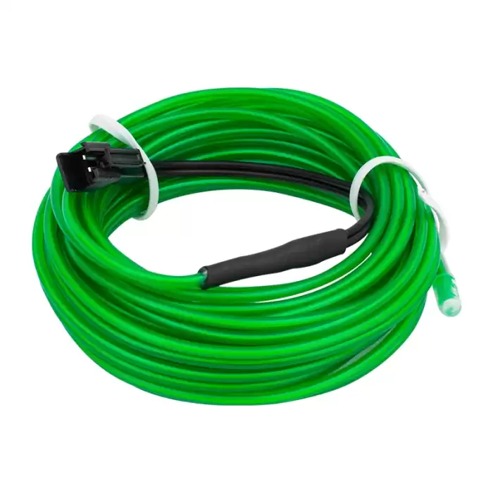 Pm-6078 Neon Yeşil 5 Metre İp Aydınlatma 5 Volt Usb Adaptörlü