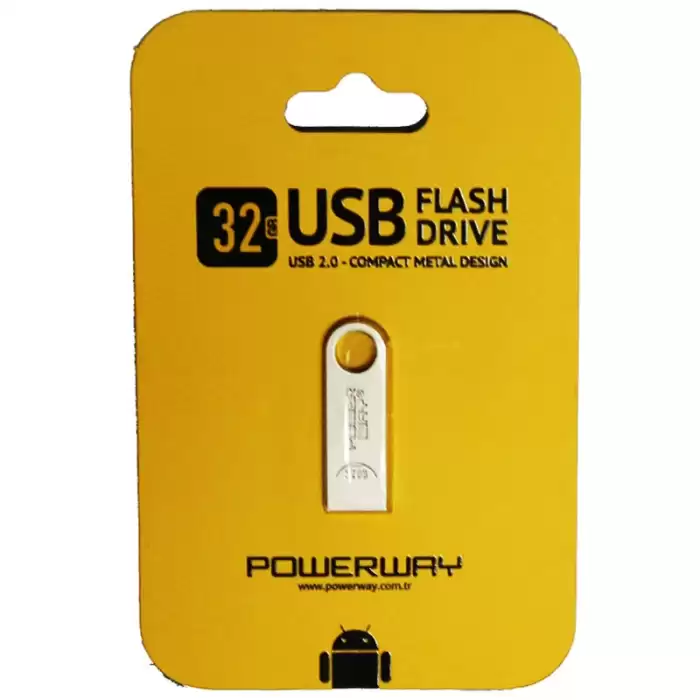 32 Gb Metal Usb 2.0 Flash Bellek