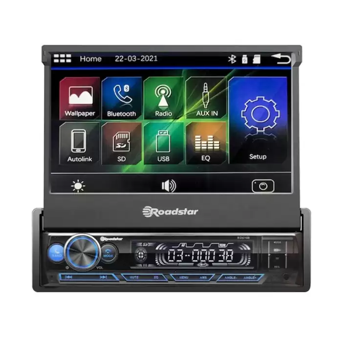 Roadstar Rd-6100 7 Indash Bluetoothlu Multimedya Oto Teyp 4x50 Watt